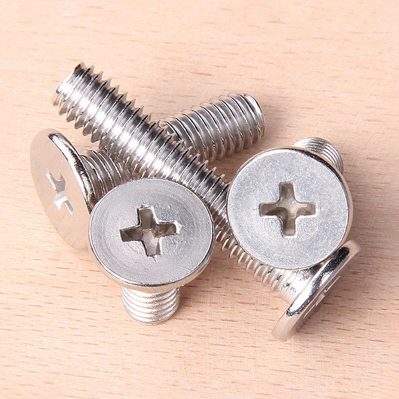 100Pcs Laptop 304 Rvs Schroef Computer Cover Case Shell Schroeven Platte Kop Schroef Diameter 2.5Mm