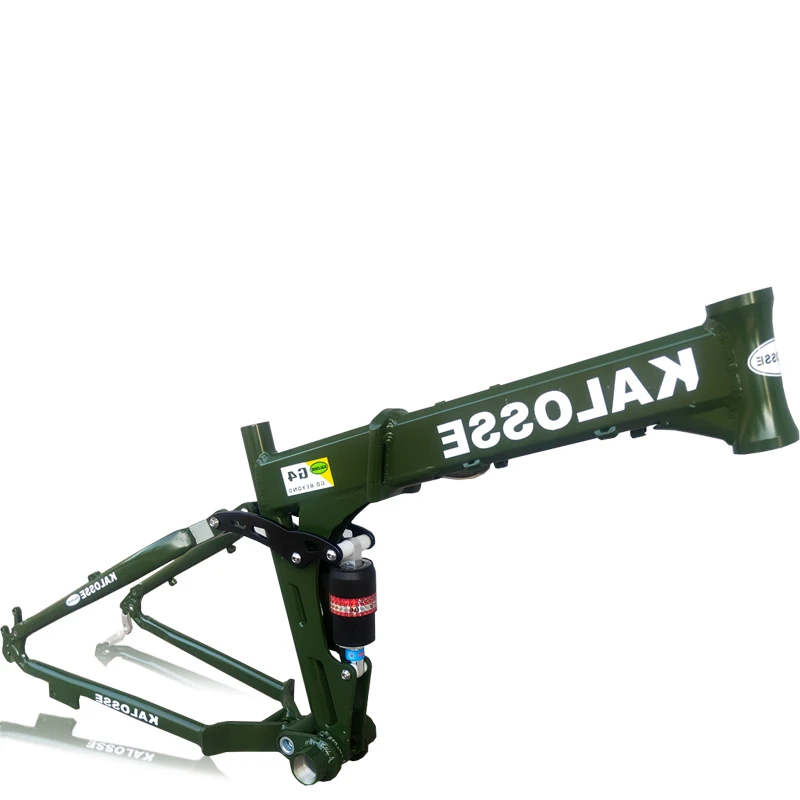 26*4.0 Snow Bike Frame 17 Inches 165mm Travel Bicycle Frame Kalosse 1-1/8 Inches Folding frames