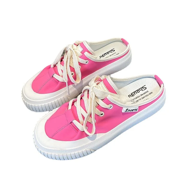 

Lightweight Round Toe Slippers for Women Mules Flats Soft House Slippers Female Slides Summer Shoes Casual Breathable Lazy Shoes