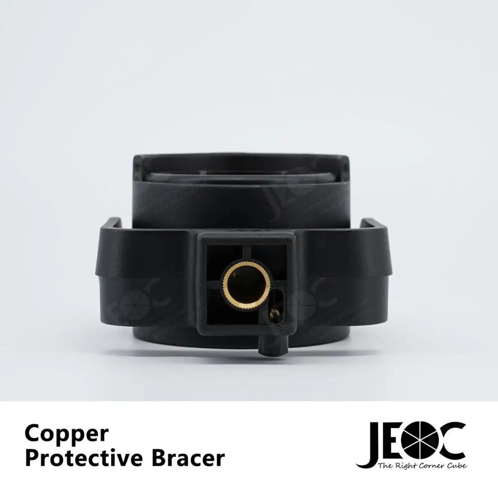 JEOC GPR1+GPH1 Simple Reflective Prism, Surveying Reflector for Leica Total Station System Accessories Topography Copper Coated