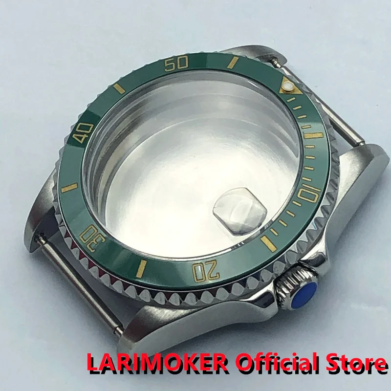 LARIMOKER New Design 38mm 40mm Rotating Bezel Submarine Watch Case Sapphire Glass fit NH35 NH36 NH37 NH38 NH39 Movement