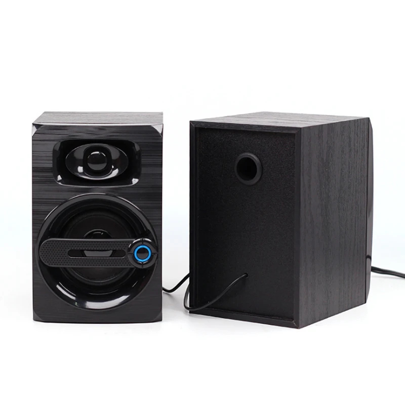 Portable Mini Wooden 2.0 Multimedia Computer Speaker USB Wired Speaker Stereo Music Player PC Notebook Phone Subwoofer Speaker