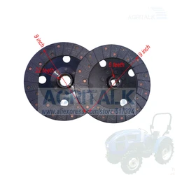 Set of clutch plates (main and auxiliary) for Fengshou Lenar 254 274 tractor, part number: 250.21.013 + 250.21.015