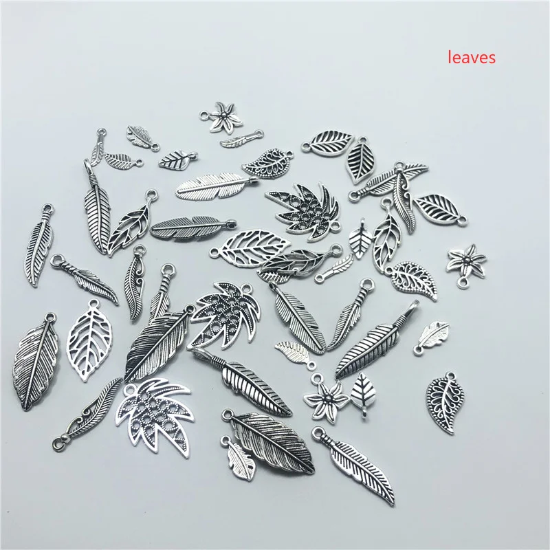 Alloy 30pcs Mixed batch Tibetan silver starfish turtles shell dolphins tortoise hippocampus Charm pendant jewellery Wholesale