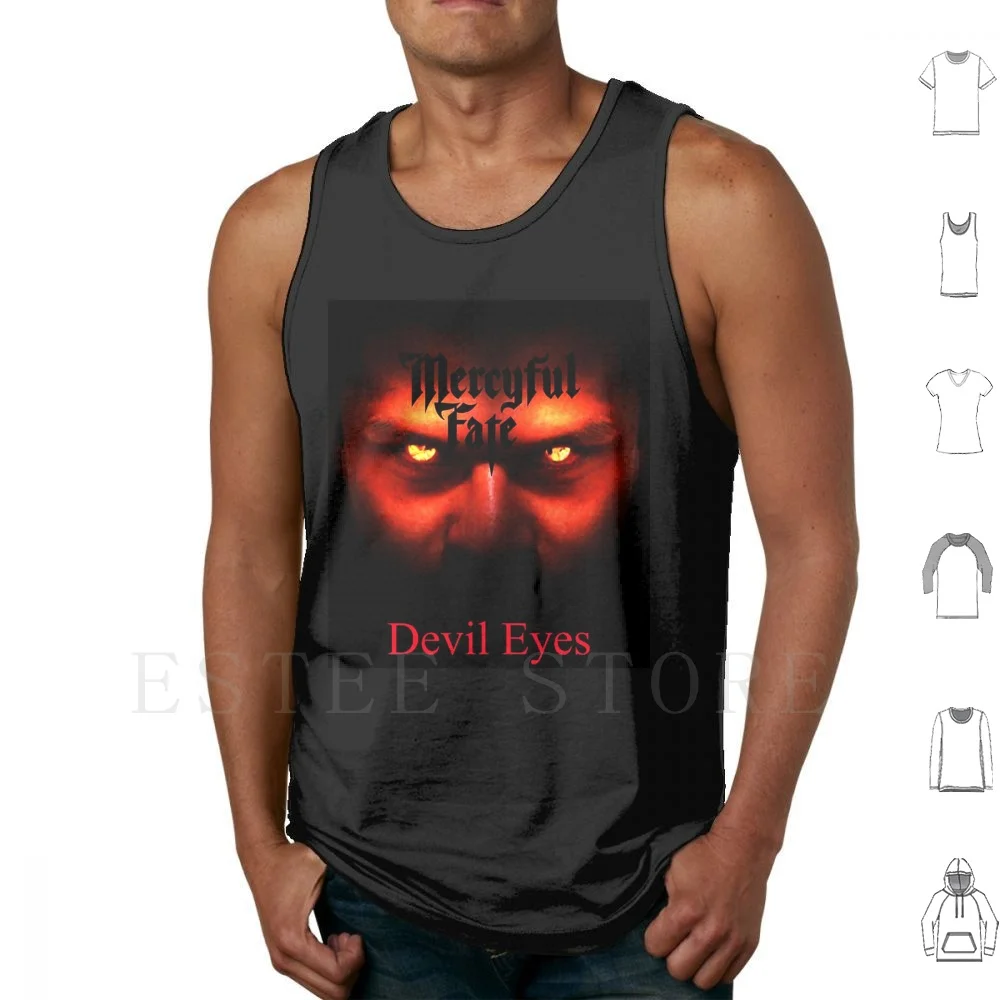 Best Design Cover Music Mercyful Fate Tank Tops Vest Sleeveless Best Design Cover Music Mercyful Fate Lalian Band Judas