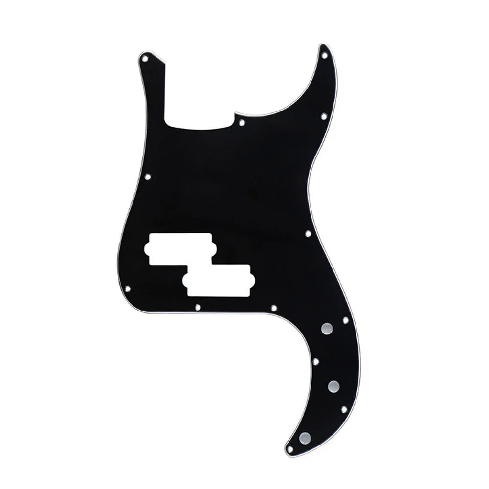 13 Hole P Bass Pickguard Scratch Plate NO Truss Rod Hole & Screws for 4 String Fits Precision Bass Guitar PB Scratch Plate