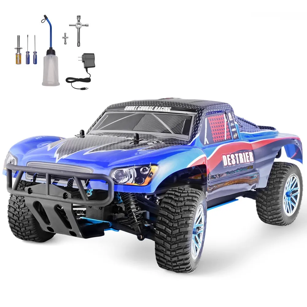 HSP RC Car 1:10 Scale 4wd Two Speed Rc Toy Nitro Gas Power Off Road Short Course Truck 94155 High Speed Hobby Remote Control Car