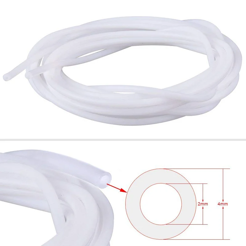 Conectores de tubulação de tubo de 1m ptfe impressoras 3d peças j-head hotend para v5 v6 1.75mm 3.0mm filamento longa extrusora parte venda quente