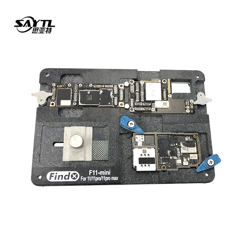 Precision PCB Fixture Holder Soldering Fixture Repair for iPhone 11 pro max Motherboard Repair Holder Soldering Rework Platform