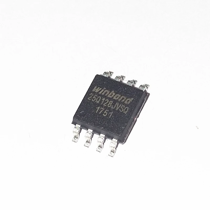 50PCS W25Q128JVSSIQ W25Q128 25Q128JVSQ SOP8 128Mbit 플래시 메모리 칩