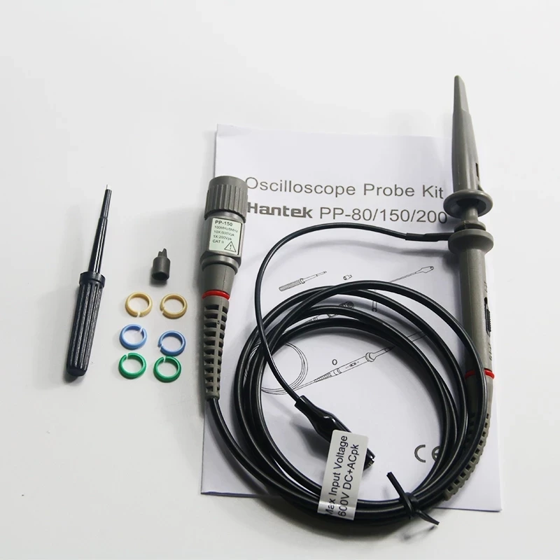 Hantek PP-80 PP-150 PP-200 Oscilloscope Probes x1 x10 60MHZ 100MHZ 200MHZ Osciloscopio Accessories Part for Kit Test Probe