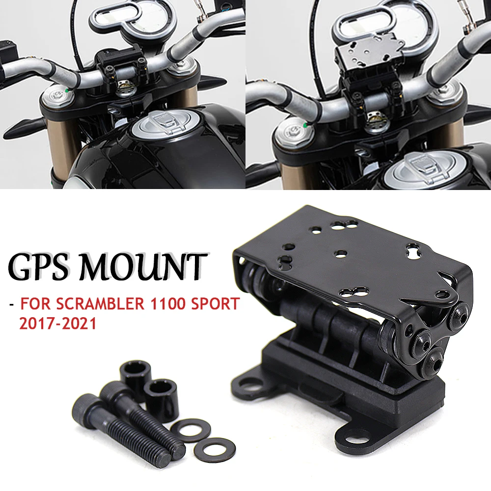 Suporte de navegação gps para motocicleta, acessório para moto ducati scrambler 1100 sport 2017 2018 2019 2020