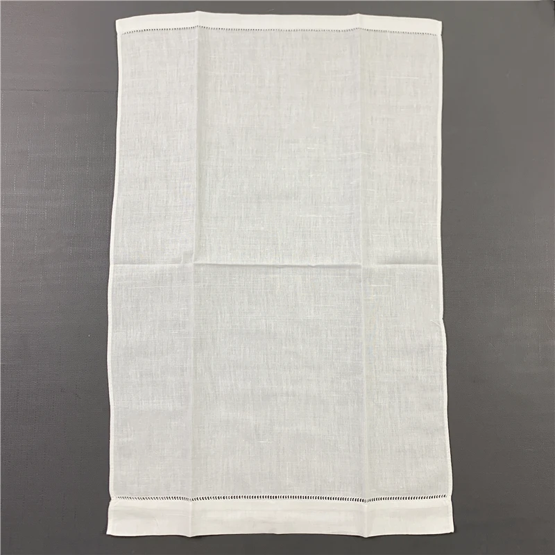 Home Textiles Fashion White Linen Tea Towel -14\