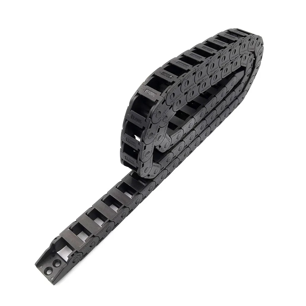 

JFLO 10x15mm 10x30mm 1 Meter Plastic Towline Wire Carrier Cable Drag Chain Bridge Type Outside Opening CNC Router Hot Sales