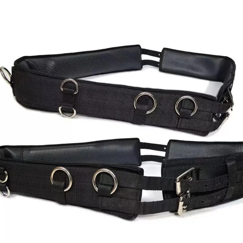 Horse Riding Saddle Girth Rubber Training Horse Match Accessories Stainless Steel Comprehensive Saddle Belt Equestrian Equipment