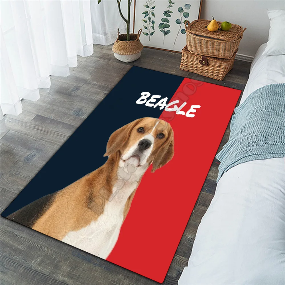 

Best Friend Beagle 3D All Over Printed Rug Non-slip Mat Dining Room Living Room Soft Bedroom Carpet