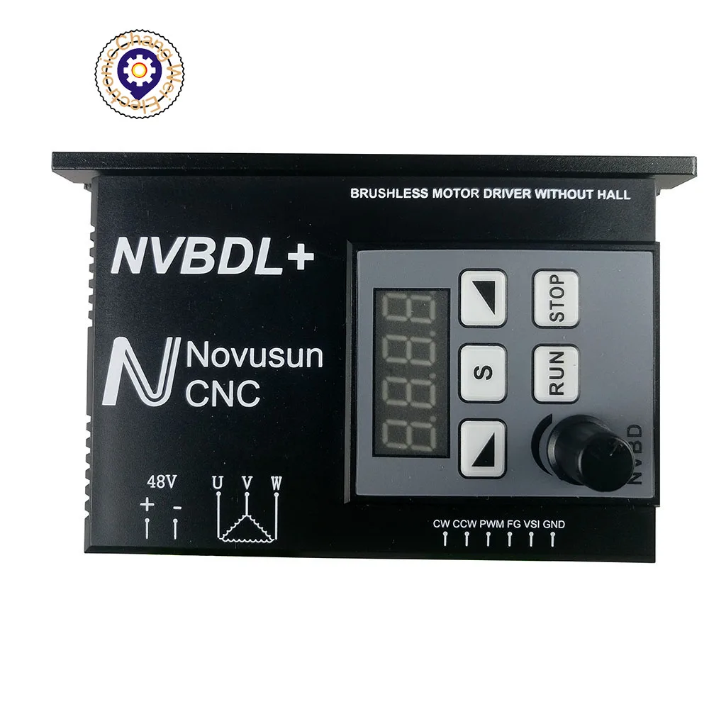 Fresatrice CNC mandrino NVBDH NVBDL motore brushless DC corrispondente azionamento con display digitale controller 400W