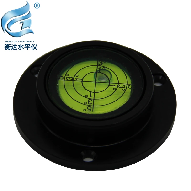 Magnetic level bubble metal flange level bubble high precision level50*35*12mm