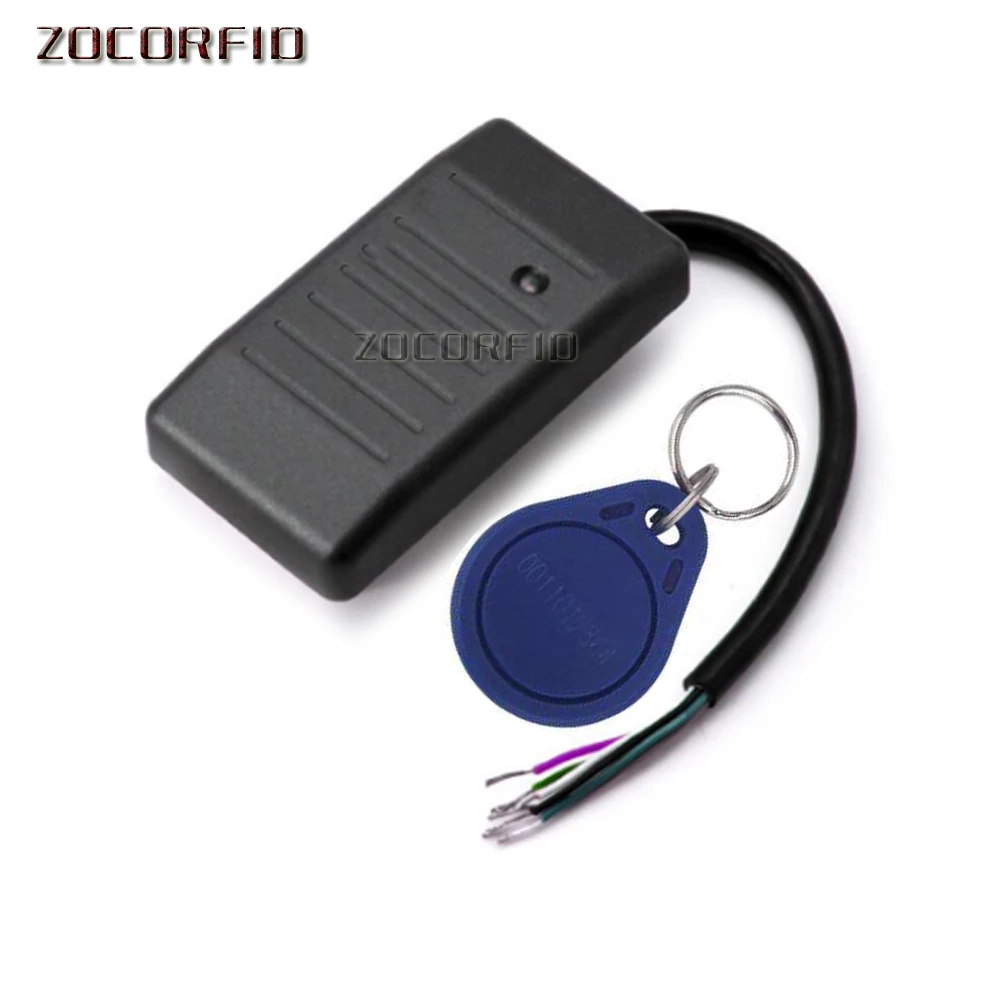 Waterproof 125khz RFID Card Reader Wiegand 26 34 Card Reader LED Indicators Security RFID EM ID Card Access Control Reader