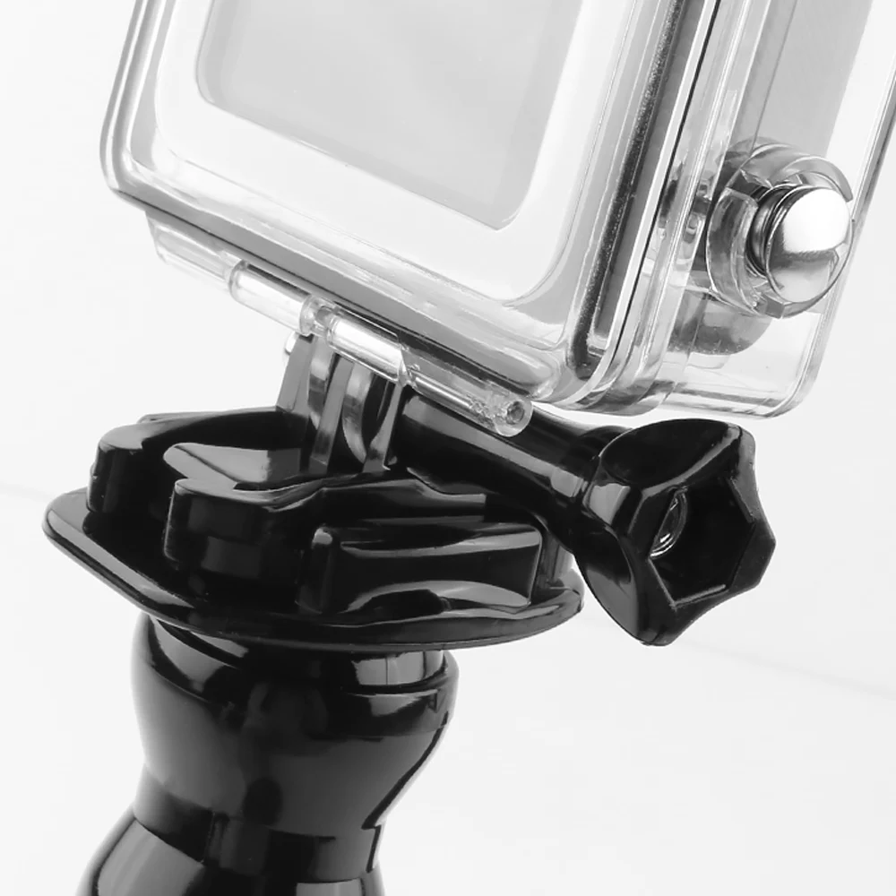 Ganasce Flex Clamp Mount con collo di cigno regolabile flessibile per GoPro Hero 10 9 8 7 6 5 Sjcam Yi 4K Action Camera treppiede accessorio