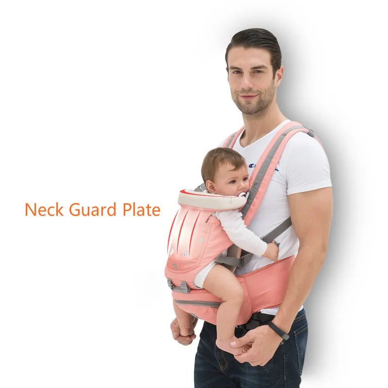 Breathable Ergonomic Baby Carrier Infant Baby Facing Ergonomic Kangaroo Baby Wrap Sling for Baby Child Travel 0-36 Months