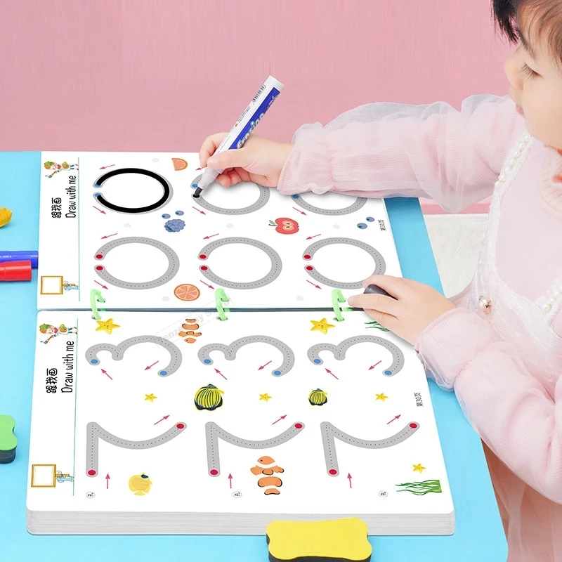 Máy Tính Bảng Vẽ Bộ Đồ Chơi Dành Cho Trẻ Em Montessori Trẻ Em Toán Học Giáo Dục Nước Tô Màu Chơi Bảng Màu Hình Tranh Sách