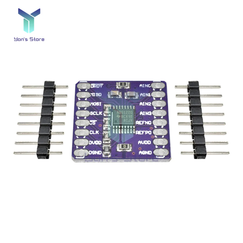 CJMCU-1220 ADS1220 ADC 24 Bit A/D modulo convertitore I2C basso potere 24 Bit analogico-digitale modulo sensore convertitore SPI 3V-5V