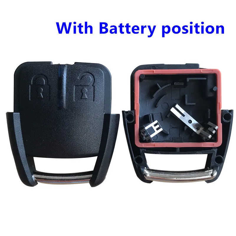 2 Buttons Remote Control Car Key Case Shell Fits For CHEVROLET Spark Fob Replacement Key Blank