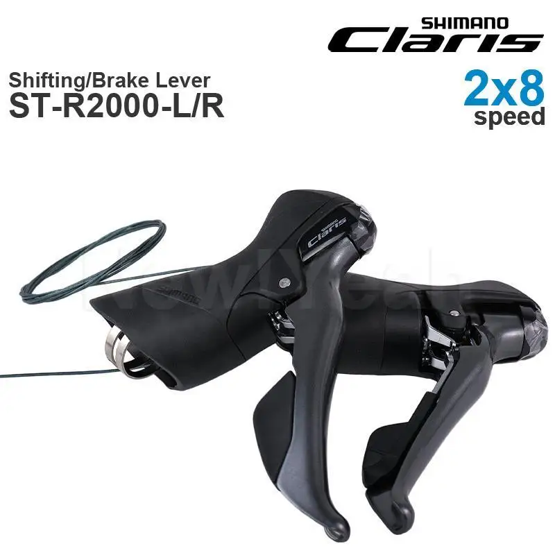 SHIMANO　CLARIS　ST-R2000 New Shimano Claris STI ST R2000 Shift Brake Levers Right+Left 2x8