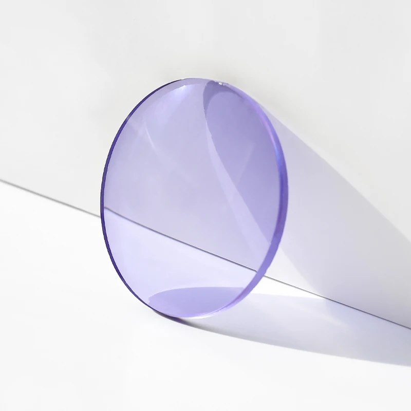 ZIROSAT Aspheric Tinted color MR-8 1.61index Super Tough Optical Glasses Prescription Lenses Strong Anti Reflective for Rimless