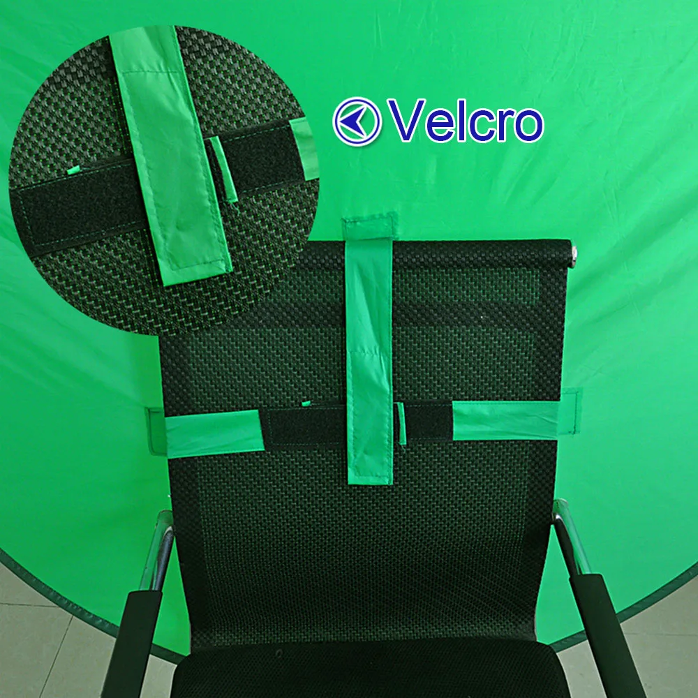 Portable Webcam Background Photography Reflector Chromakey Backdrop Green Screen For YouTube Video Live Streaming Green Screen