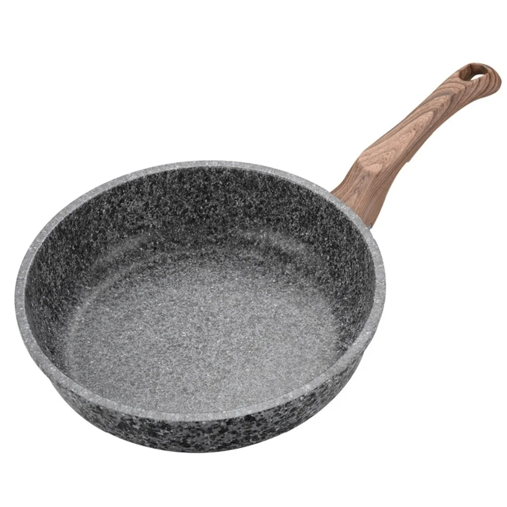 

Marble Stone Nonstick Frying Pan with Heat Resistant Bakelite Handle,Granite Induction Egg Skillet,Dishwasher Safe