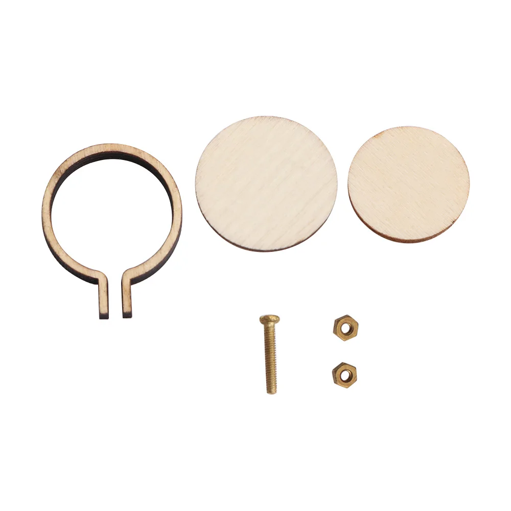 10pcs/set  Mini Embroidery Hoop Ring Wooden Cross Stitch Frame For Hand Crafts