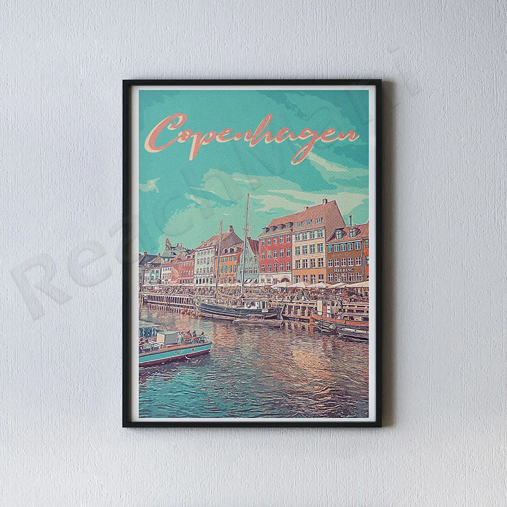 Venice Italy,Banff Retro,Lake Louise,New York ,Moraine Lake Retro Travel Poster