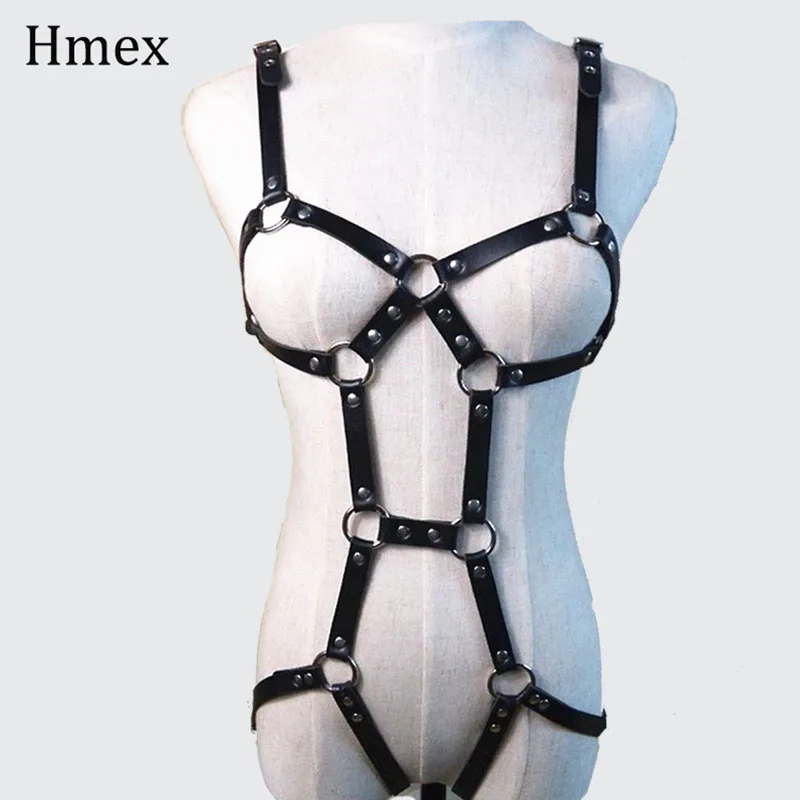 Women Set One-Piece Harness Body Belts Garters Bondage Belt Punk Bra Suspenders Straps Sexy Body Cage Belts Lingerie