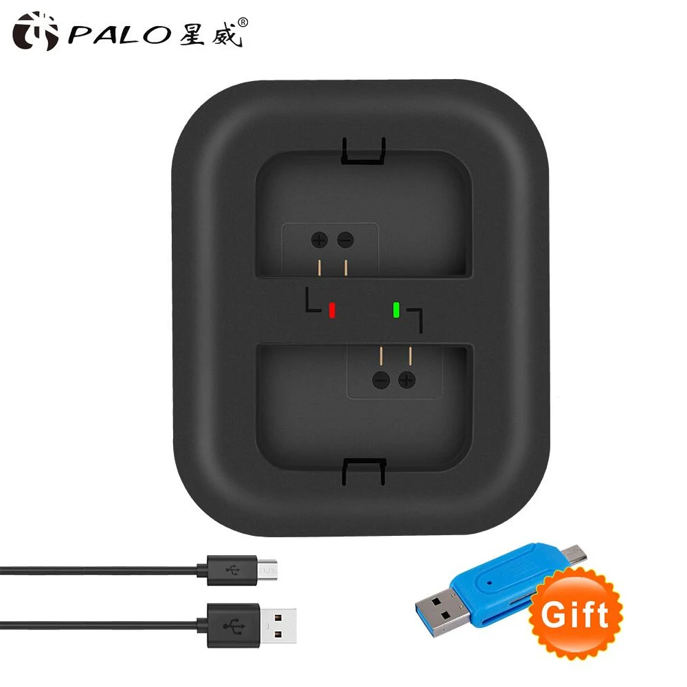 Cargador de cámara para NP-FW50 NP FW50, LCD, USB Dual, para Sony Alpha a6500, a6300, a6000, a5000, a3000