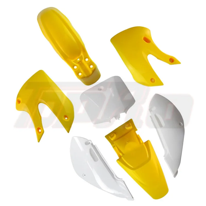 Motorcycle Full Fairing Kits Plastic Body Cover Fenders Mudguard For KLX110 KX65 DRZ110 RM65 Dirt Pit Bike