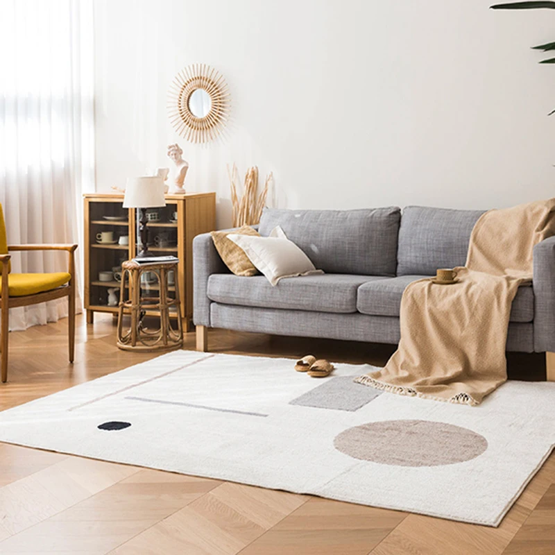 Nordic Carpet Living Room Simple Soft Bedside Mat Sofa Coffee Table Rug Floor Carpet Bedroom Modern Thick Carpet Kids Room