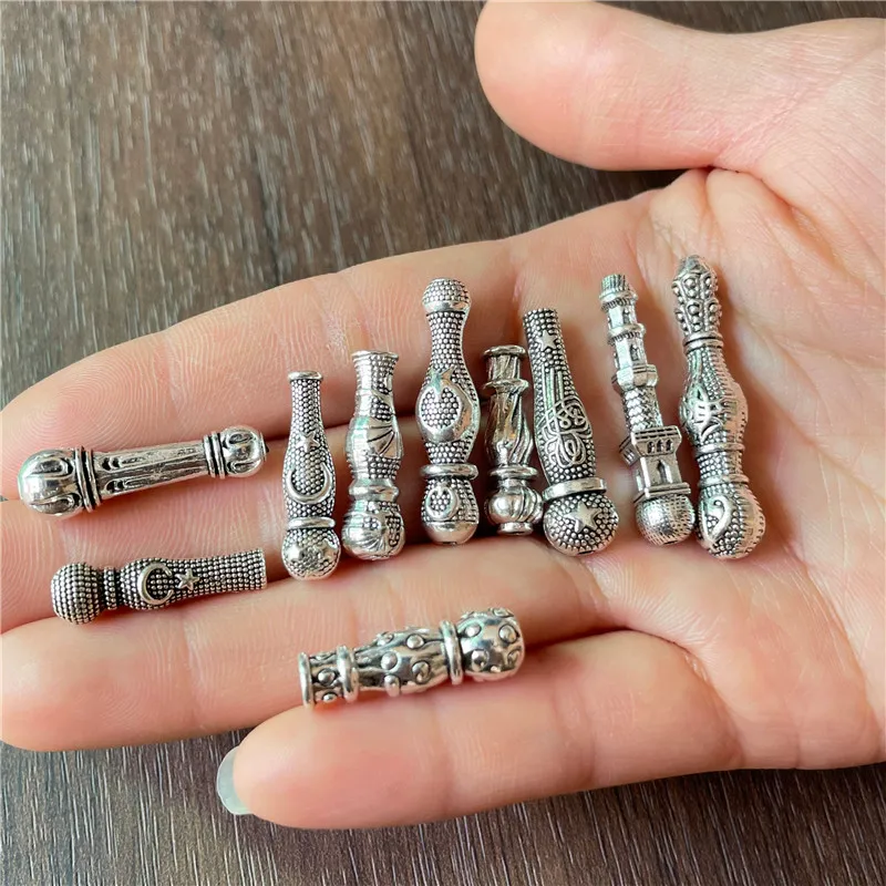 10pcs 10 different rosary spacer beads DIY handmade necklace rosary connecting piece wholesale jewelry