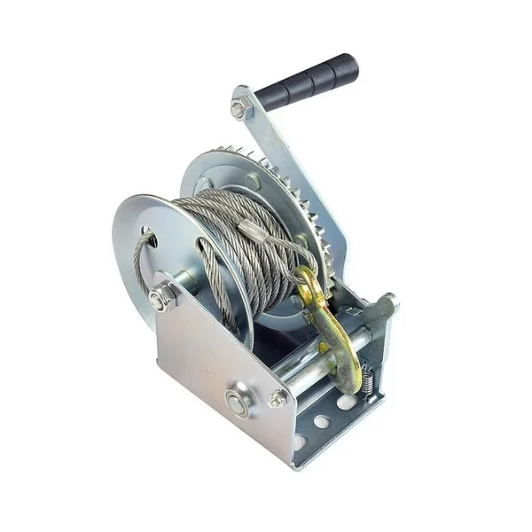 Manual winch 1400 LB winch  of wire rope