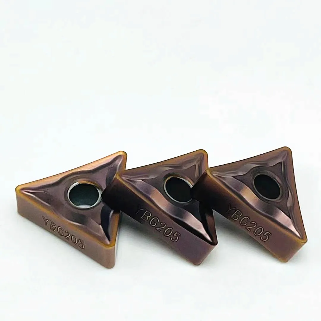 TNMG160404-EF YBG205 / TNMG160408-EF YBG205/lama speciale dell'acciaio inossidabile dell'inserzione 10PCS/1 del carburo di CNC