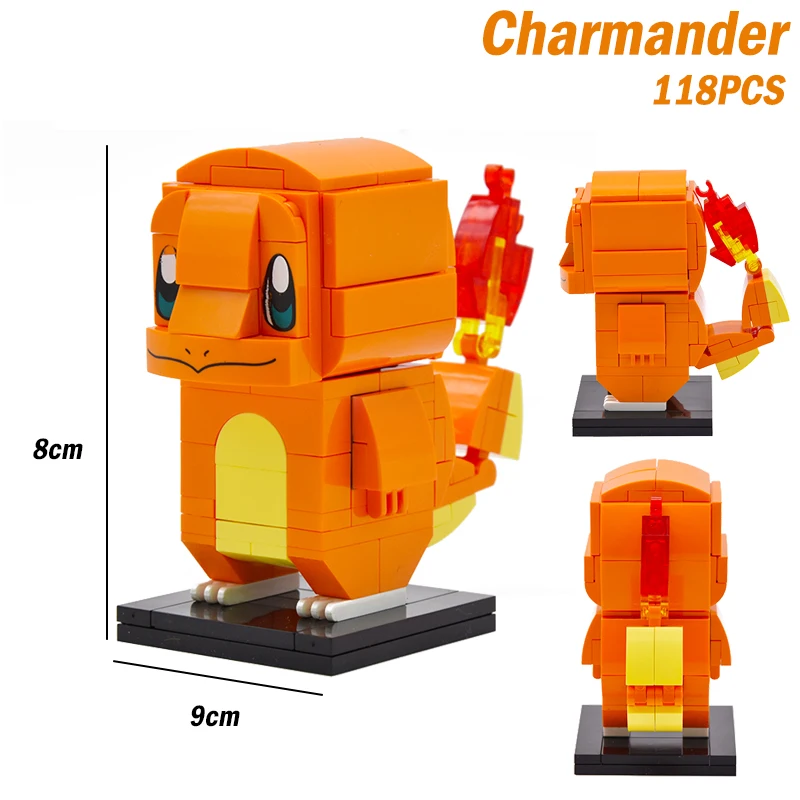 Bloques de construcción de Pokémon para niños, juguete de ladrillos para armar BOLA DE elfo, Pikachu, serie de dibujos animados, ideal para regalo