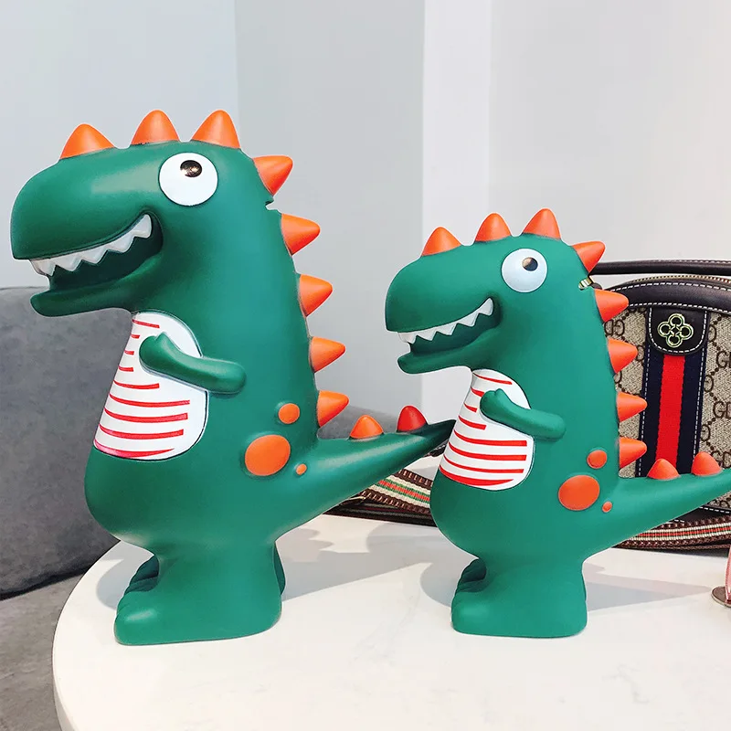 Cartoon Dinosaur Money Boxes Coins Piggy Bank Cute Children Money Saving Box Piggy Bank Living Room Decorative Ornaments Gifts