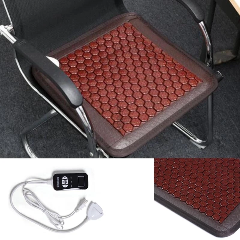 Heated germanium stone cushion office far infrared cushion Tomalin health care jade physiotherapy cushion cushion