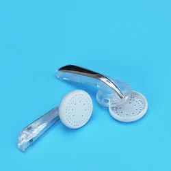 15.4mm headphone Earphone Shell Housing Transparent Flat Case With Cover Fashion Repair Parts for DP100 MX760 1Pairs