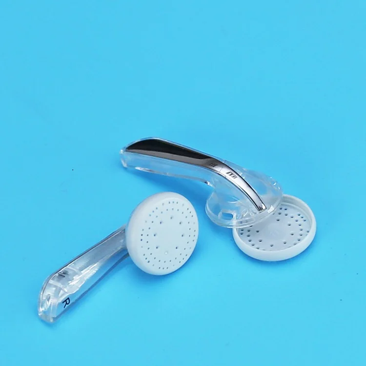 15.4mm headphone Earphone Shell Housing Transparent Flat Case With Cover Fashion Repair Parts for DP100 MX760 1Pairs