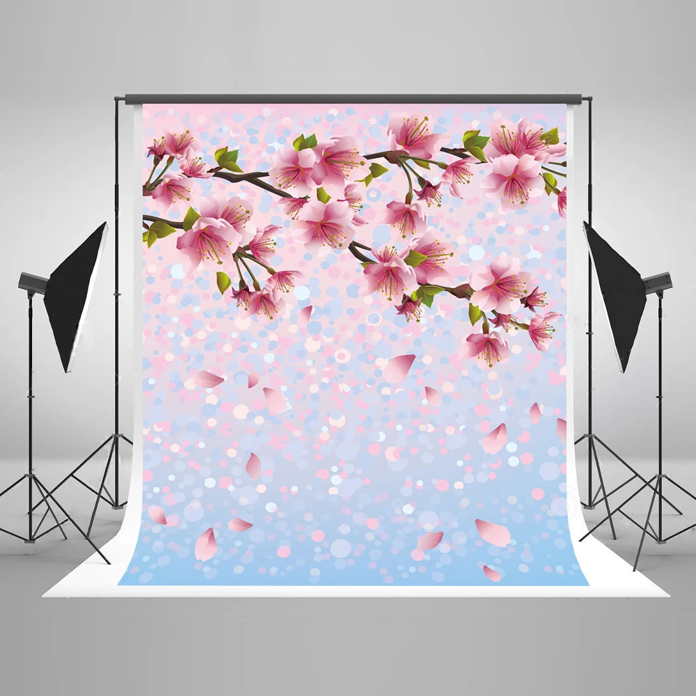 

VinylBDS Newborn Backdrops Photography Backgrounds Photo Studio Bokeh Flowers Washable Backdrops For Photography Fotografia