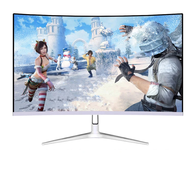 

27-inch curved 75Hz LED monitor S-PVA 1920 * 1080 Curved screen 1080P Gaming monitor Display VGA HDMI audio interface