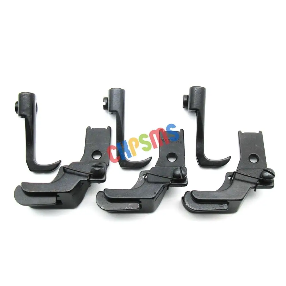 3 SETS EDGE GUIDE FEET fit FOR SINGER 111W INDUSTRIAL WALKING FOOT SEWING MACHINE. #S585 1/8 +3/16+1/4