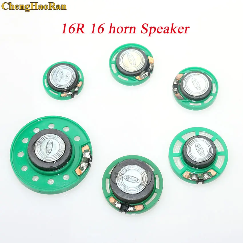 ChengHaoRan 10pcs Ultra-thin speaker Doorbell horn Toy-car horn 16 ohms 0.25 0.5 watt 0.25W 0.5W 16R Diameter 21/23/27/29/40 MM